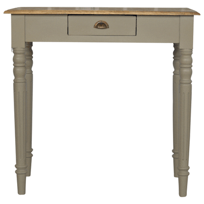 Hand Painted 1 Drawer Timber Writing Desk