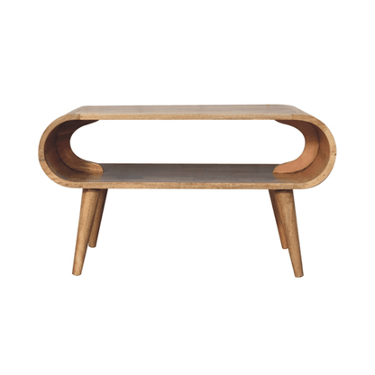 Lennox Oak-Toned Open Coffee Table