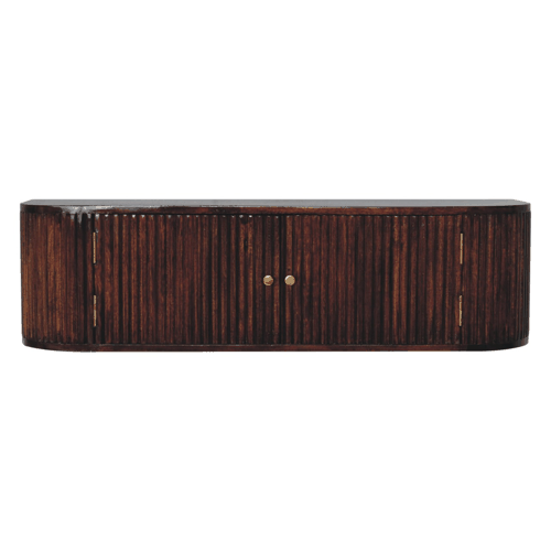 Boulder Chestnut Floating Wall Console