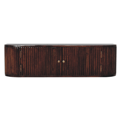 Boulder Chestnut Floating Wall Console