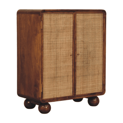 Malibu Rattan Chestnut 2 Door Cabinet