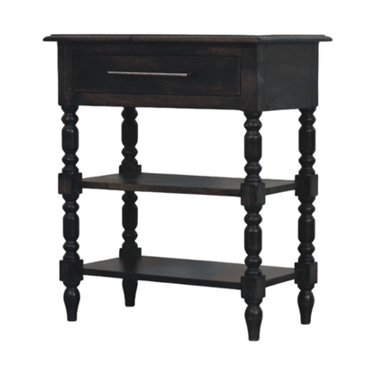 Lexington Carbon Ash 1 Drawer Spindle Table