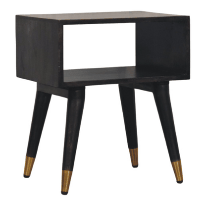 Bellevue Carbon Ash Open Frame Nightstand