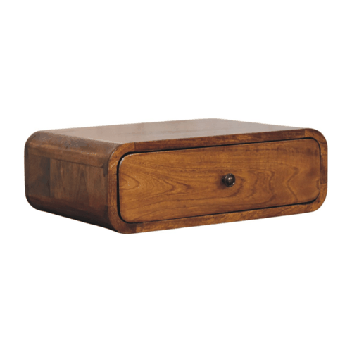 Astoria Chestnut 1 Drawer Wall Nightstand