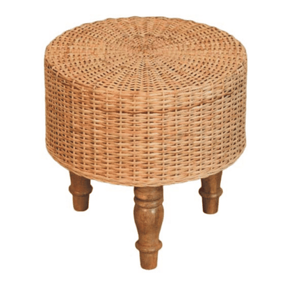 Richmond Solid Wood Woven Stool