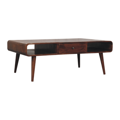Nashville Chestnut 2-Drawer Wide Coffee Table