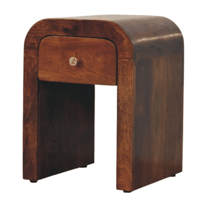 Berkshire Mini Curved Chestnut Nightstand