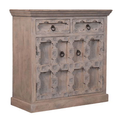 Bodie Wash Lattice 2 Drawer Sideboard