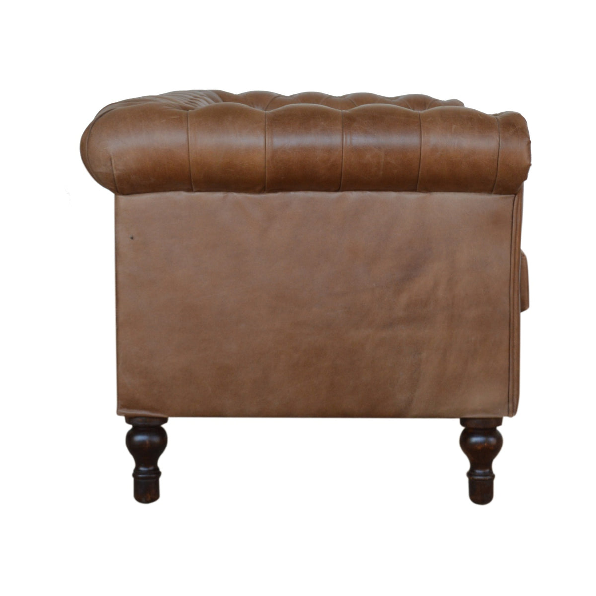 Sutton Buffalo Leather Chesterfield 2-Seater Sofa