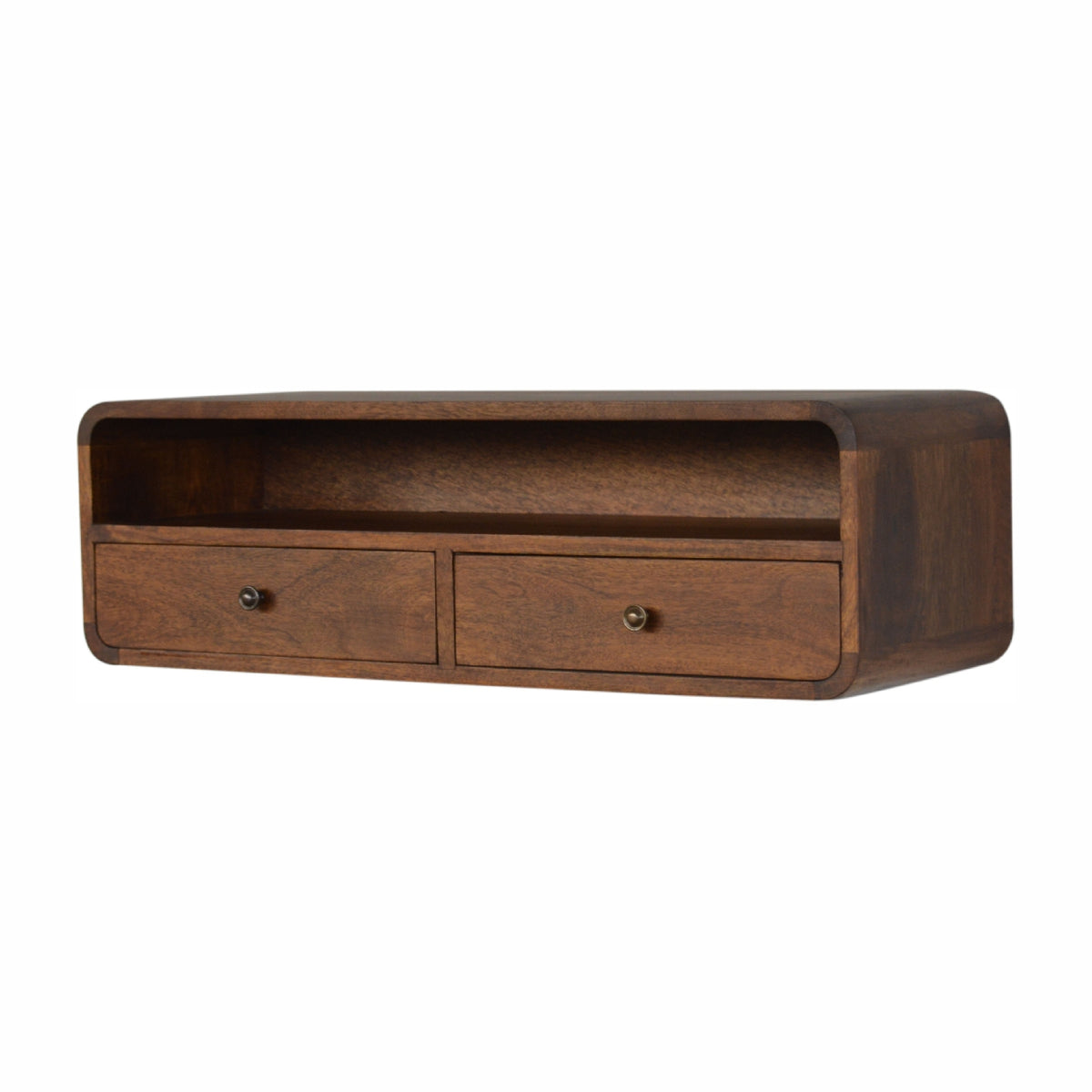 Chestnut Ridge Curved Floating Open Console