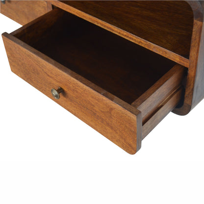 Chestnut Ridge Curved Floating Open Console