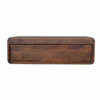 Chestnut Ridge Curved Floating Open Console