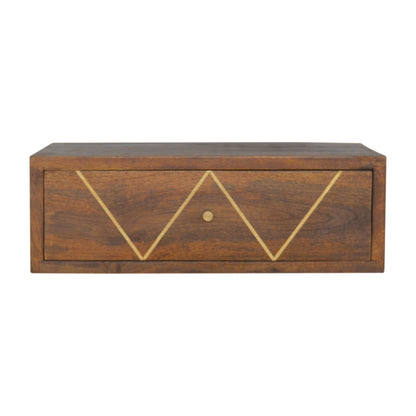 Chestnut Ridge Brass 1 Floating Nightstand