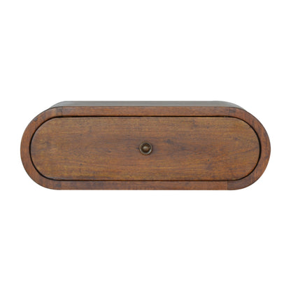 Chestnut Ridge Round Wall Mounted Nightstand