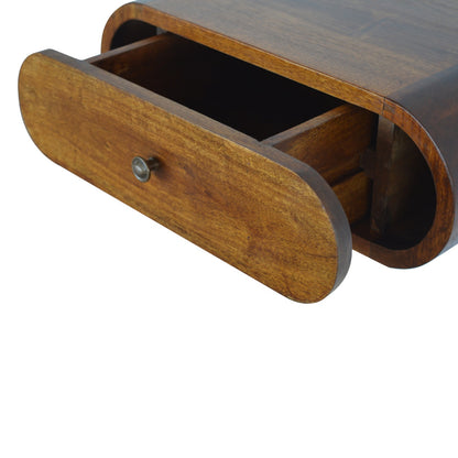 Chestnut Ridge Round Wall Mounted Nightstand