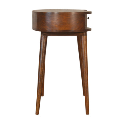 Chestnut Ridge 1 Drawer Rounded Writing Desk