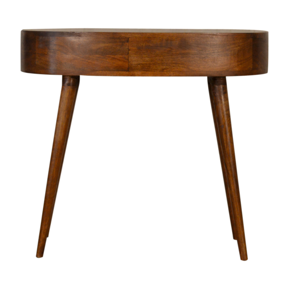 Chestnut Ridge 1 Drawer Rounded Writing Desk