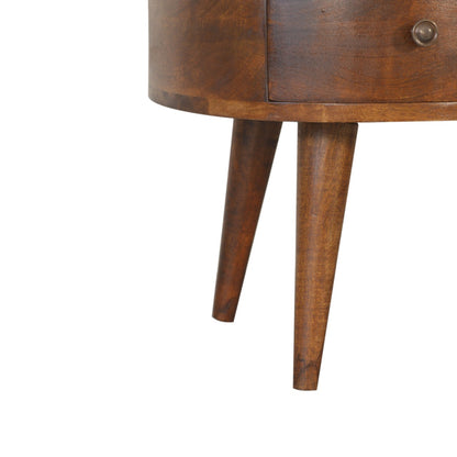 Chestnut Ridge Wave Coffee Table with Drawer
