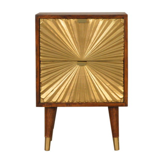 Phoenix Gold Chestnut 2-Drawer Nightstand