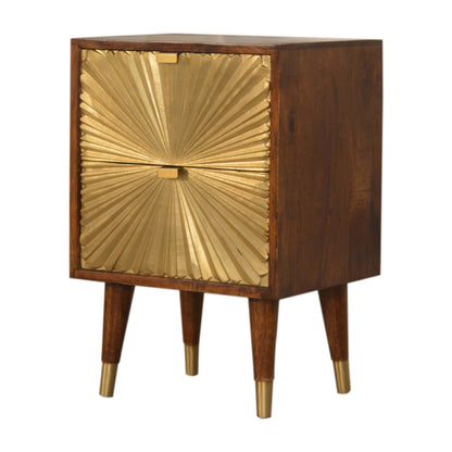 Phoenix Gold Chestnut 2-Drawer Nightstand