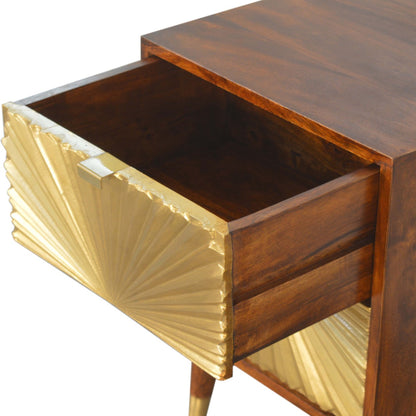 Phoenix Gold Chestnut 2-Drawer Nightstand
