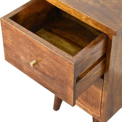 Chestnut Ridge Slimline 2 Drawer Nightstand