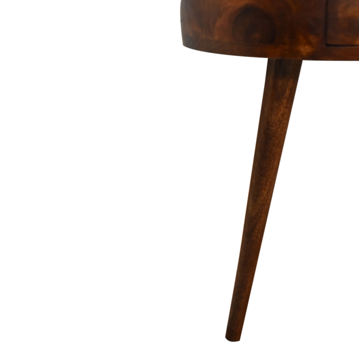 Chestnut Ridge 1 Drawer Semi Circle Nightstand
