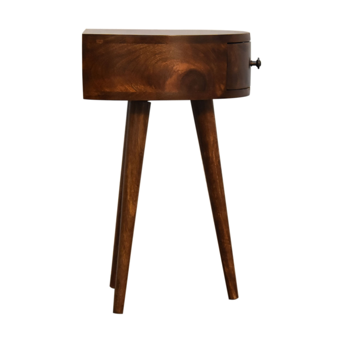 Chestnut Ridge 1 Drawer Semi Circle Nightstand