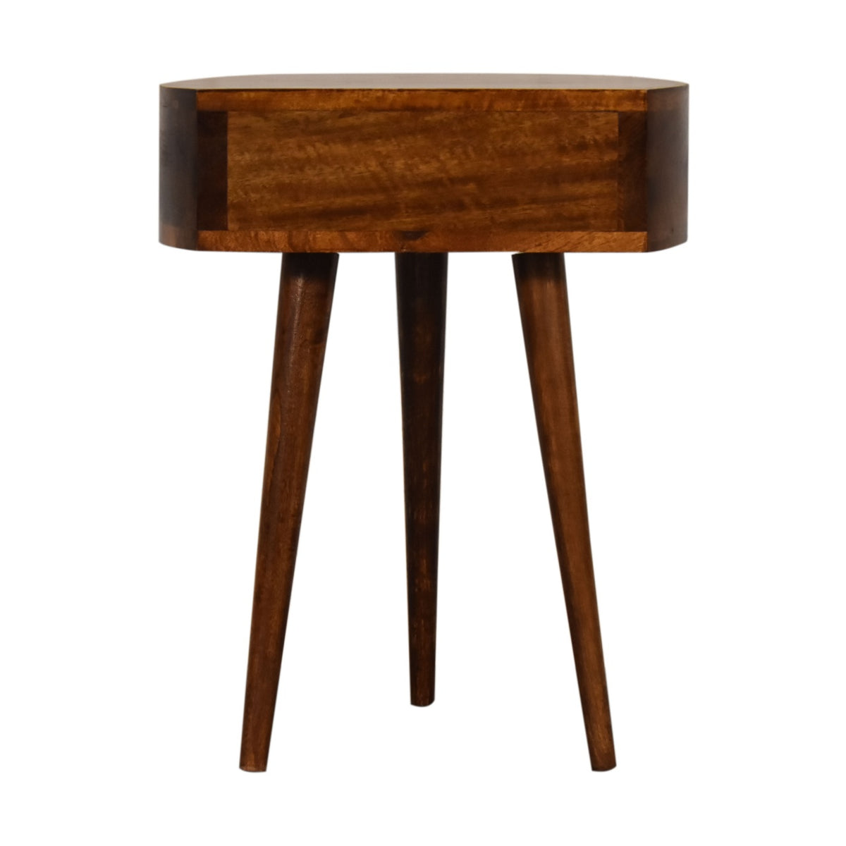 Chestnut Ridge 1 Drawer Semi Circle Nightstand