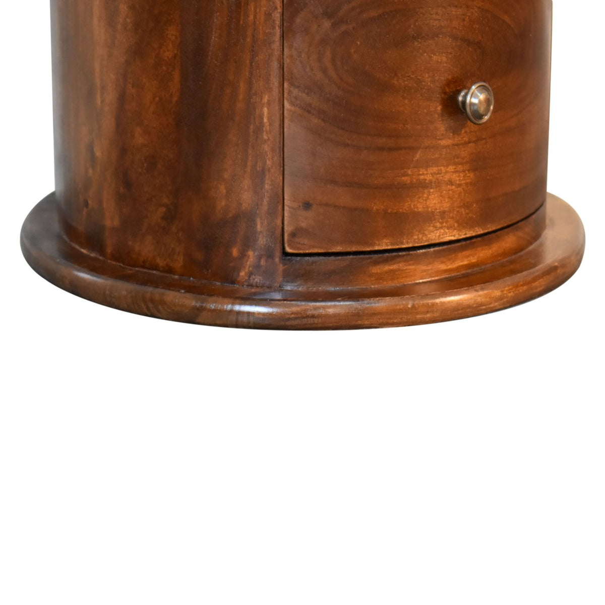 Chestnut Ridge Drum 3 Drawer End Table