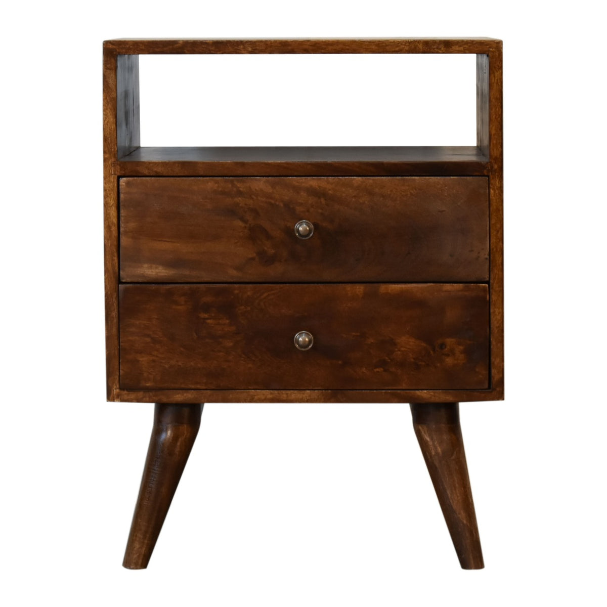 Chestnut Ridge 2 Drawer Wood Nightstand