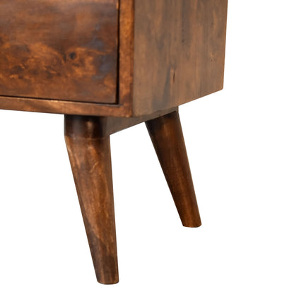Chestnut Ridge 2 Drawer Wood Nightstand