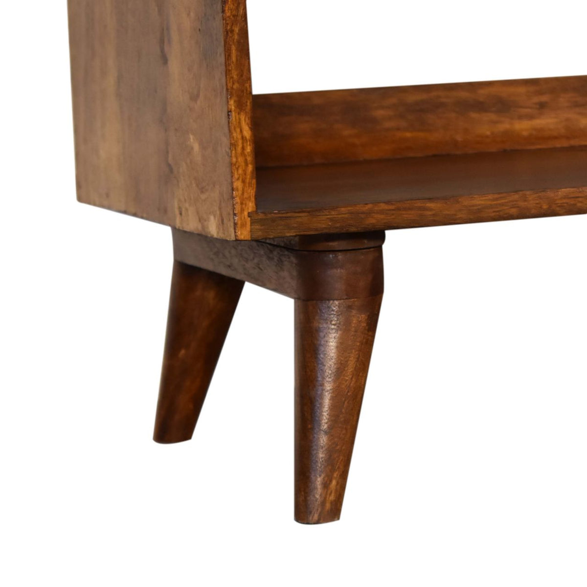 Kennebunk Chestnut Mud Linen Storage Bench