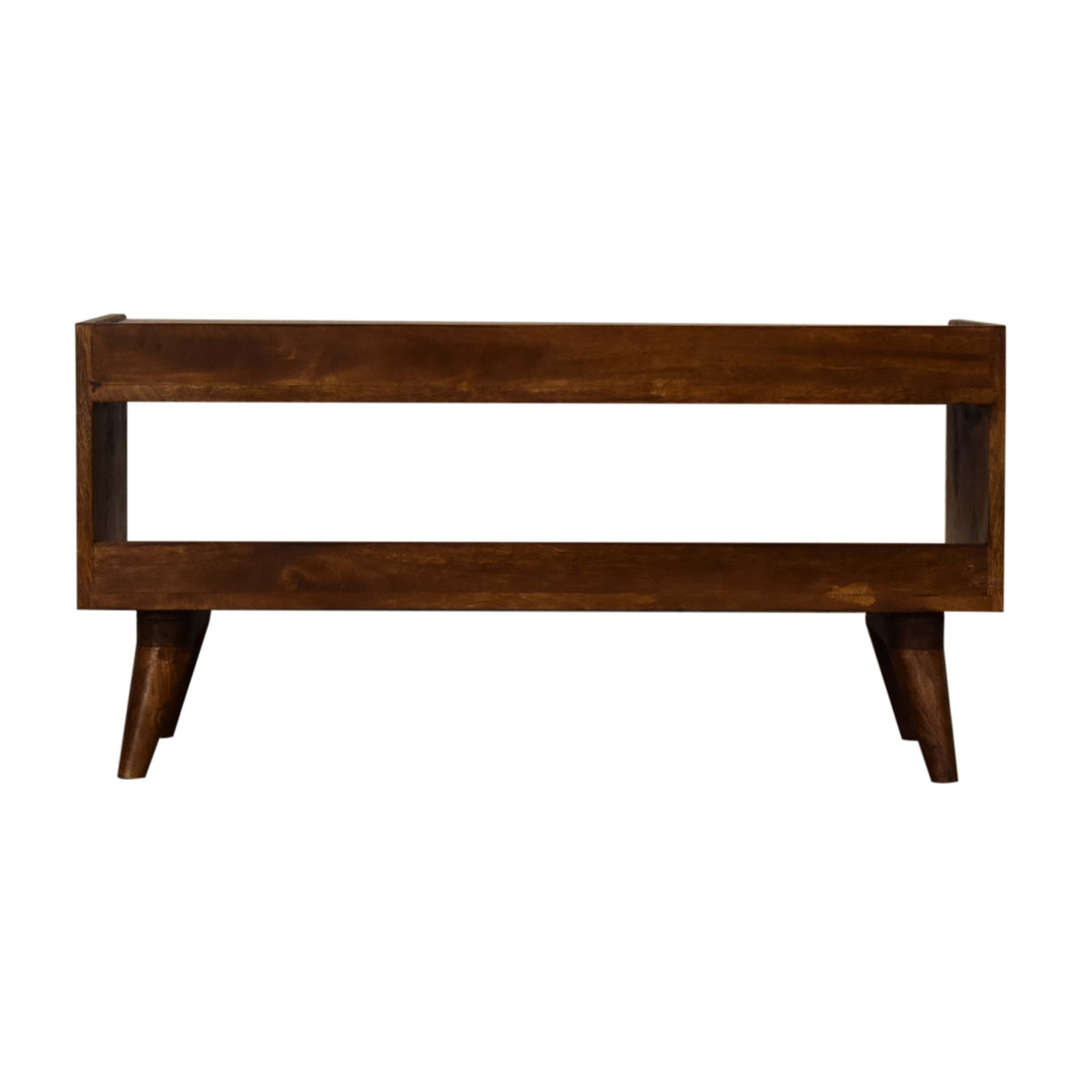 Kennebunk Chestnut Mud Linen Storage Bench