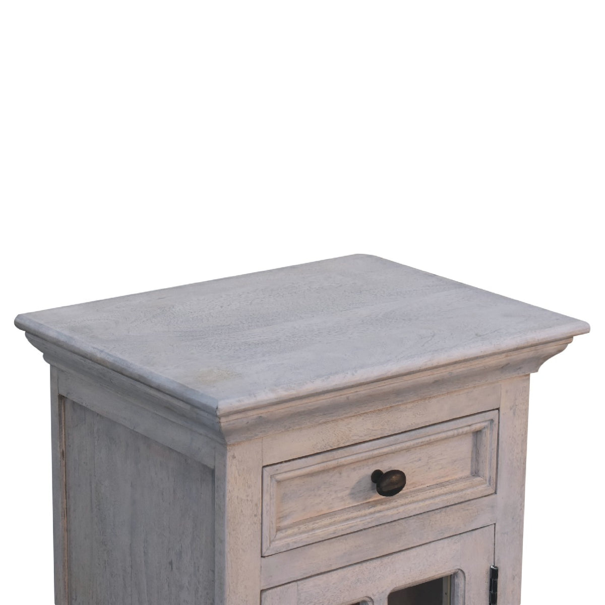 Bodie Wash 1 Drawer Glazed Nightstand