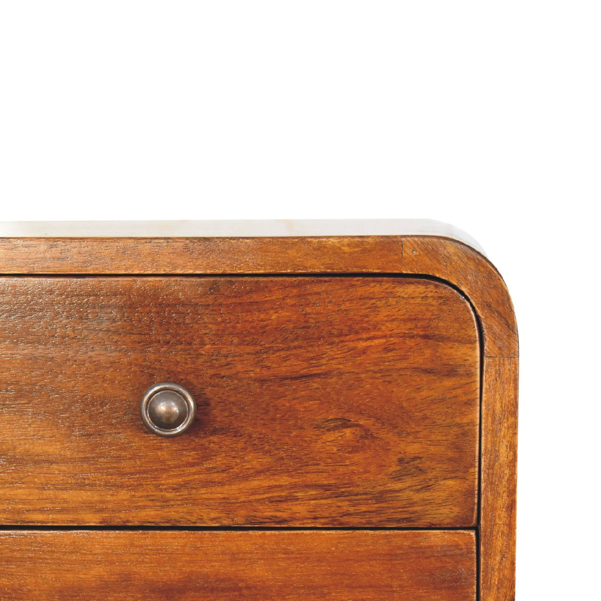 Small Chestnut 2 Drawer Floating Bedside