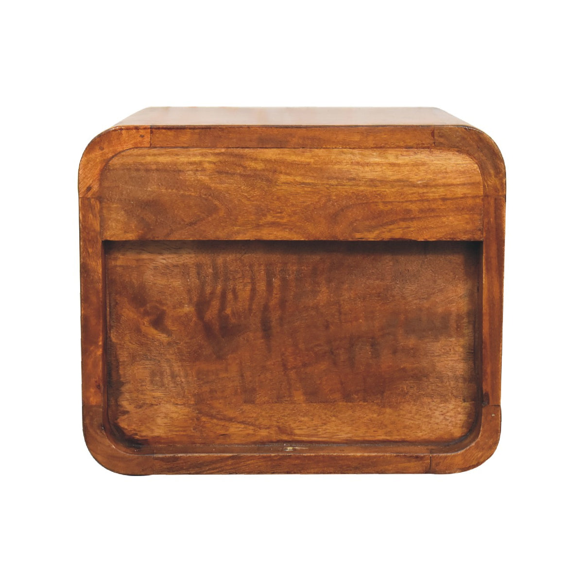 Small Chestnut 2 Drawer Floating Bedside