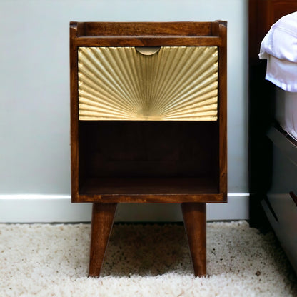 Phoenix Chestnut 1-Drawer Nightstand