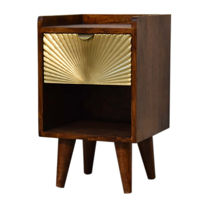 Phoenix Chestnut 1-Drawer Nightstand
