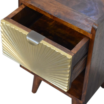 Phoenix Chestnut 1-Drawer Nightstand