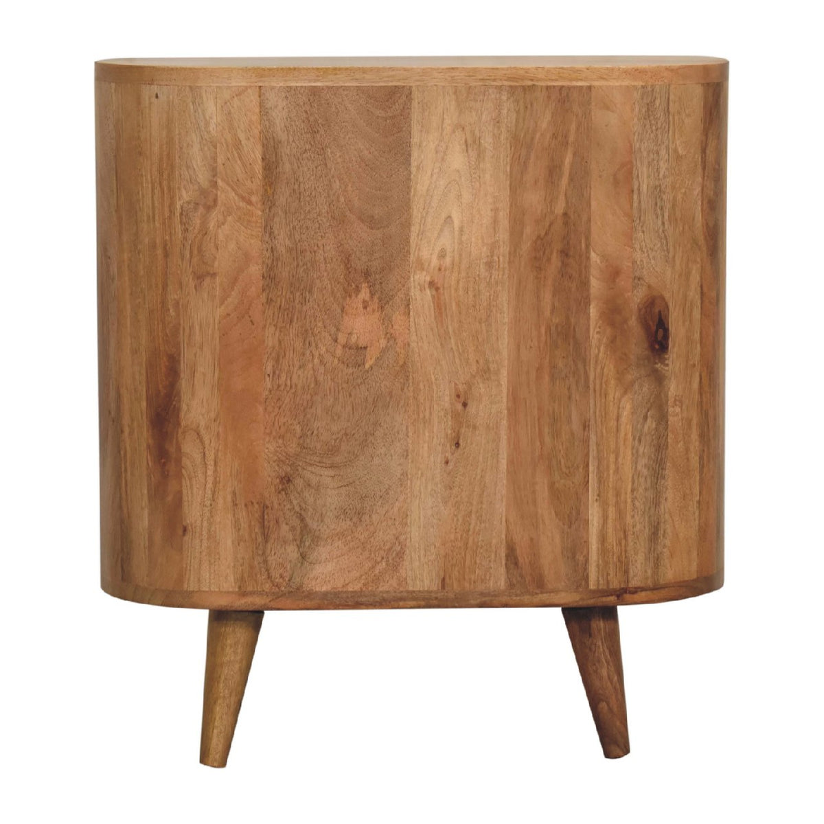Small Oak Wood 3 Drawer Accent Cabinet