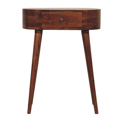 Small Albion Chestnut 1 Drawer Slim Console