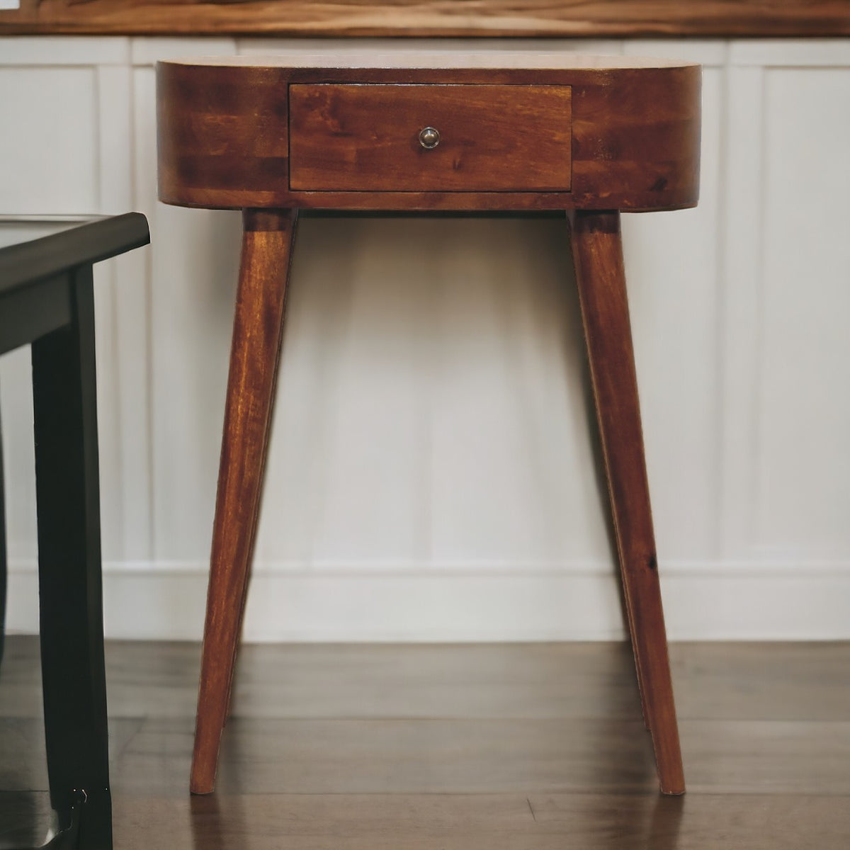 Small Albion Chestnut 1 Drawer Slim Console