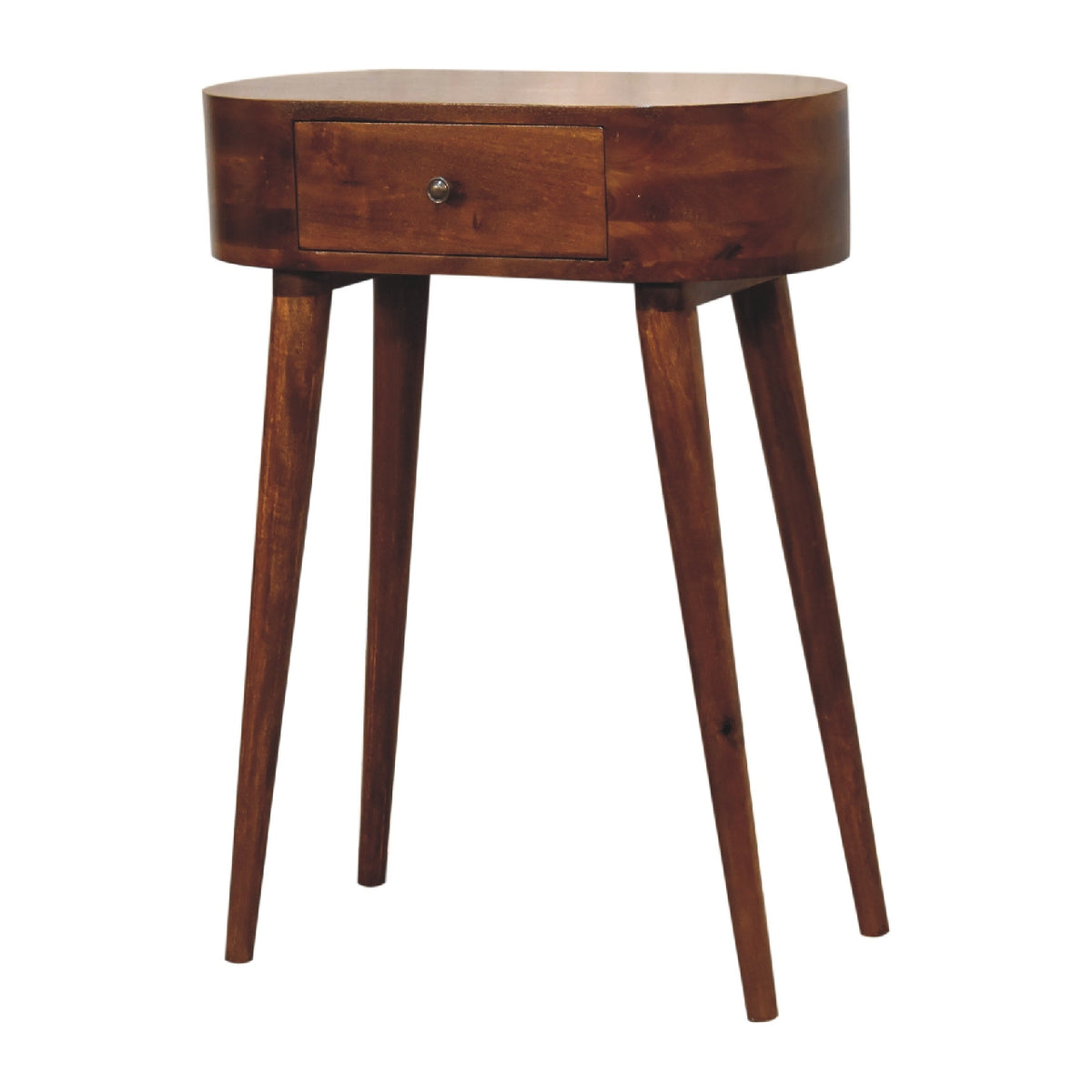 Small Albion Chestnut 1 Drawer Slim Console