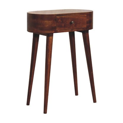 Small Albion Chestnut 1 Drawer Slim Console