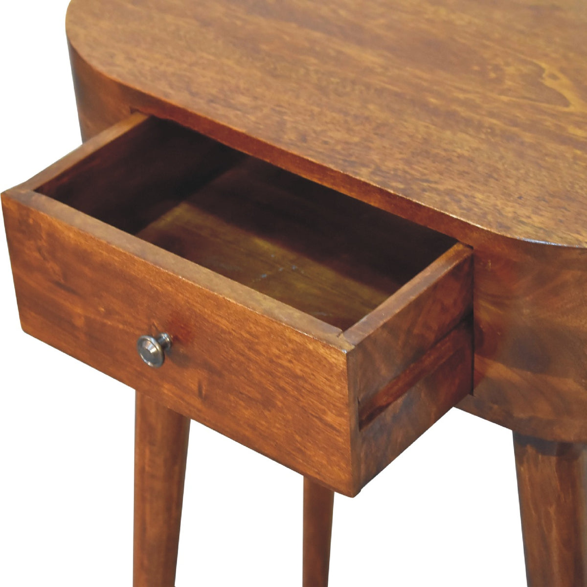 Small Albion Chestnut 1 Drawer Slim Console