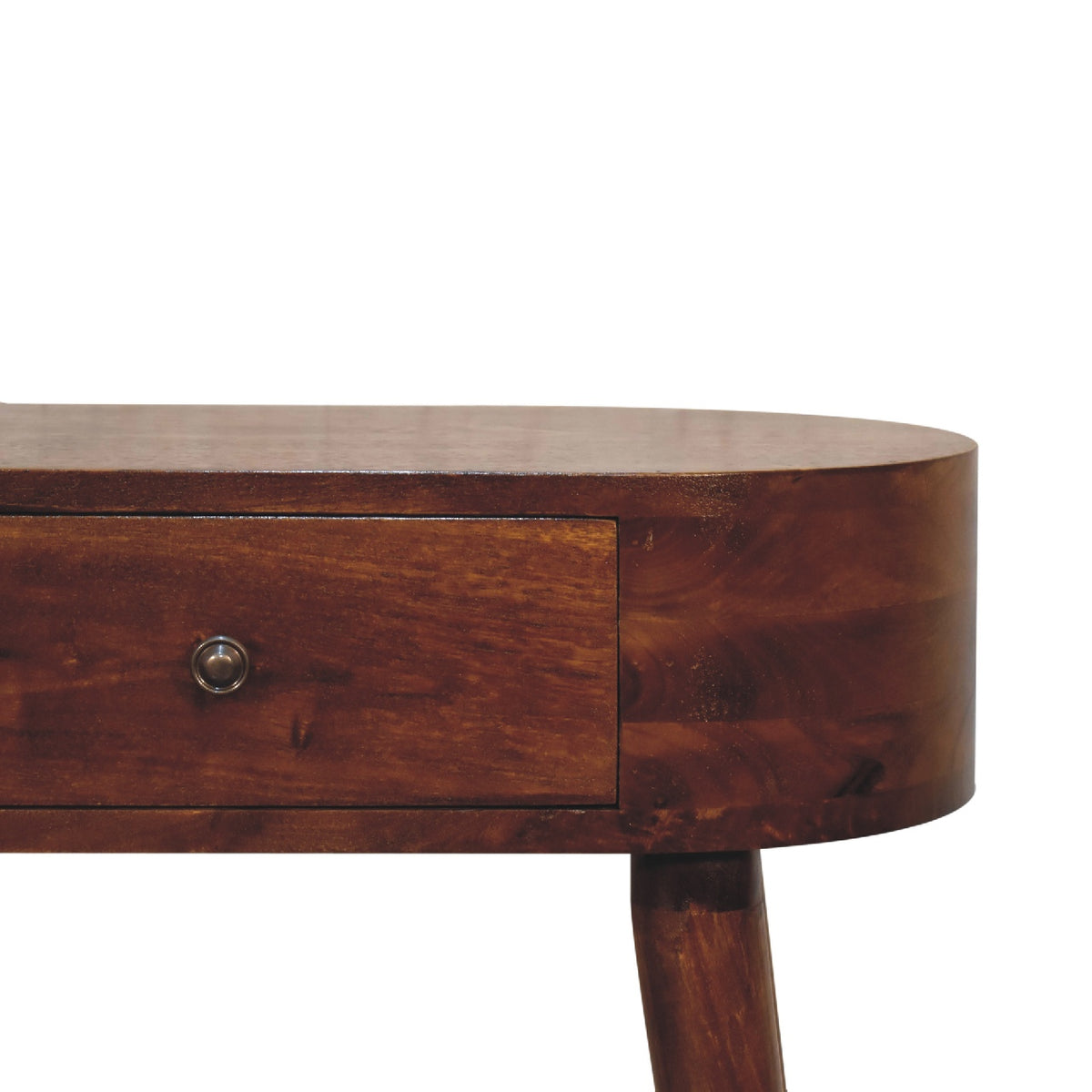 Small Albion Chestnut 1 Drawer Slim Console