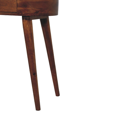 Small Albion Chestnut 1 Drawer Slim Console