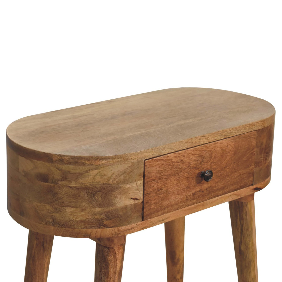 Small Albion Oak Toned 1 Drawer Console Table
