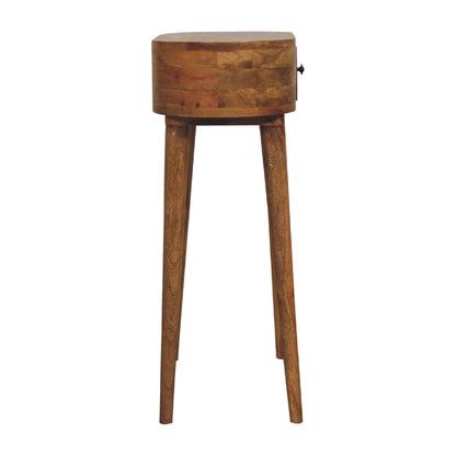Small Albion Oak Toned 1 Drawer Console Table